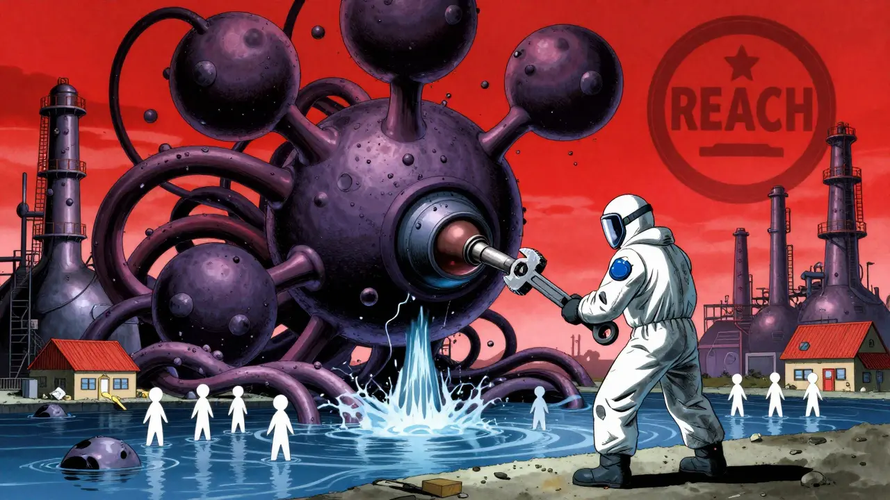 Engineer fights a monstrous chemical with a replacement formula as small businesses fall under REACH's red light.