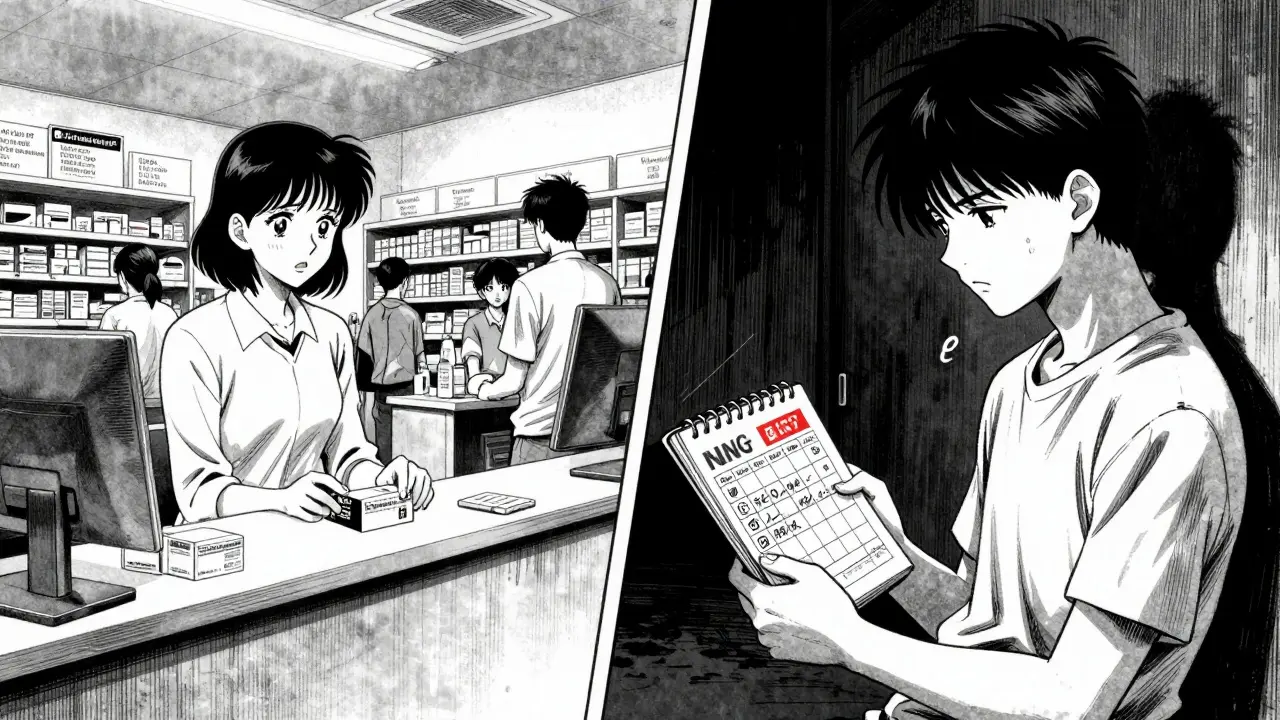 Mother horrified at pharmacy with black box warning; teen alone in dark room with suicidal journal entries.