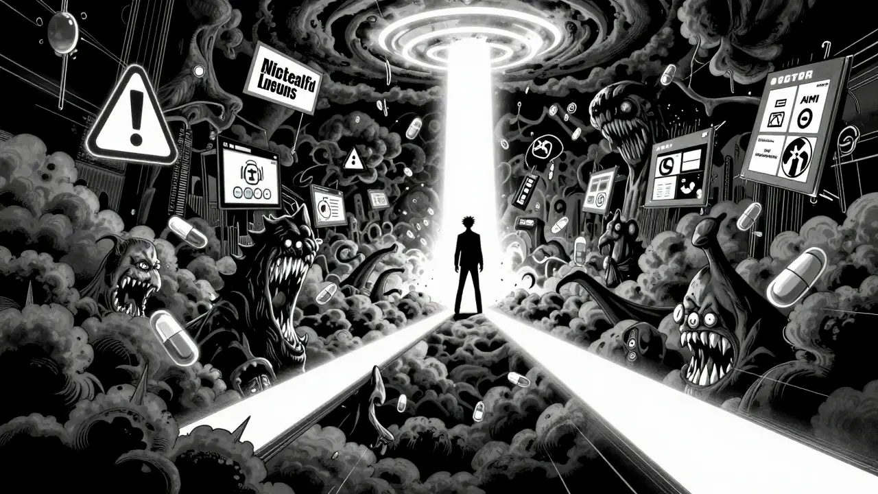 Manga hero navigating dangerous online scams